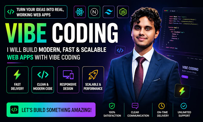 be your vibe coder and build mvp with lovable, base44, replit ai