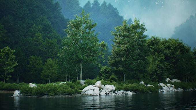 create cinematic 3d animation for story pitch or trailer