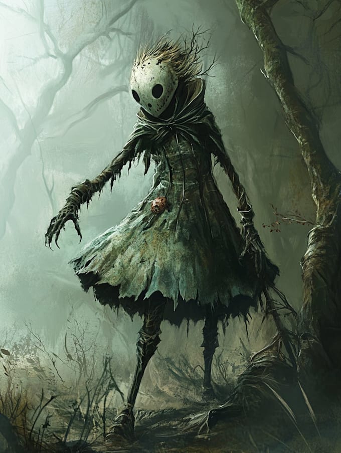 do horror character design