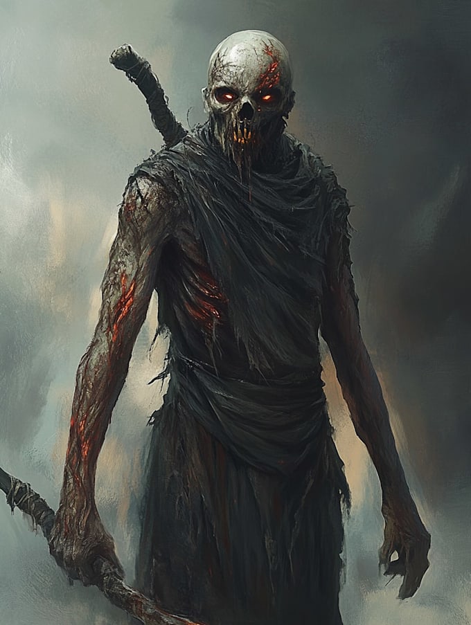 do horror character design