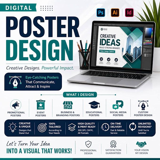 digital poster for your promotion