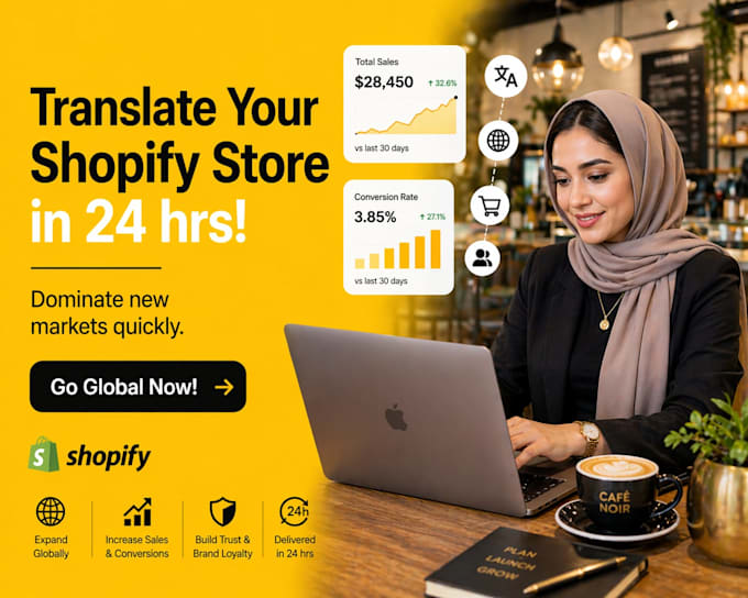shopify store multilingual translation in 24 hours