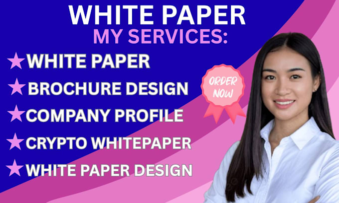 write a professional white paper, white paper design crypto white paper