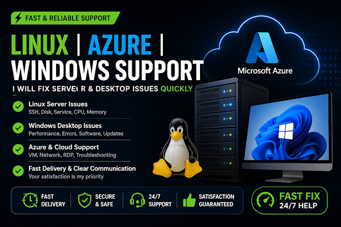 fix linux server issues, ssh, disk, cpu and services