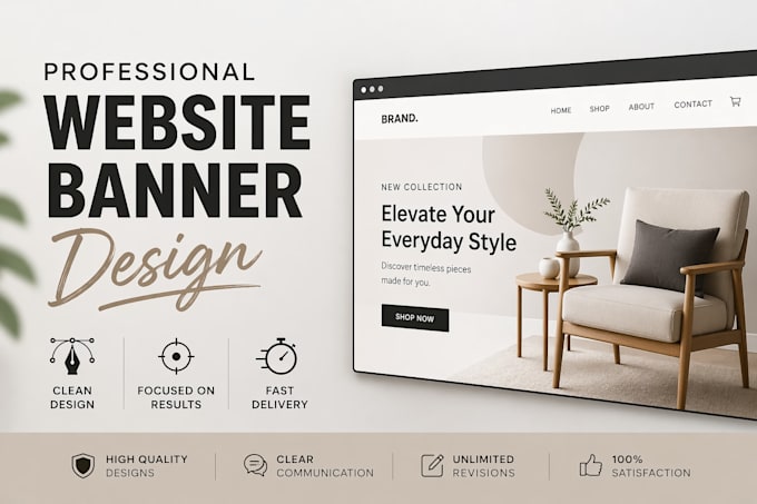 design high converting shopify banners and hero sections