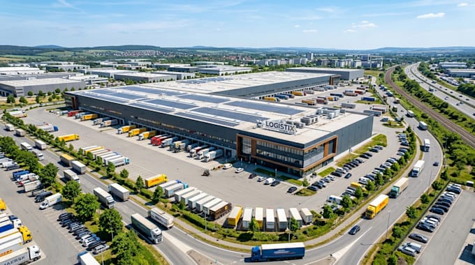 create realistic 3d warehouse, factory and commercial building rendering
