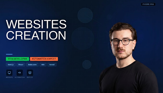 build a custom website or web app with HTML, CSS and javascript