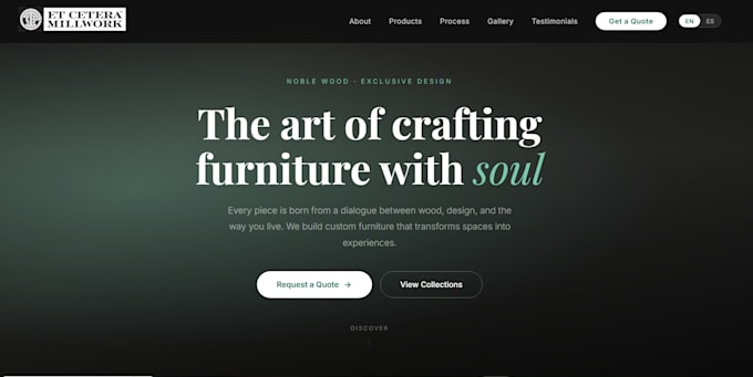 develop a professional, responsive website for your business