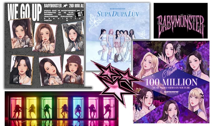 create anime style album cover