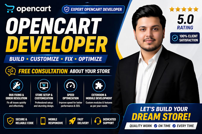 fix opencart bugs, customize modules, and integrate payment apis
