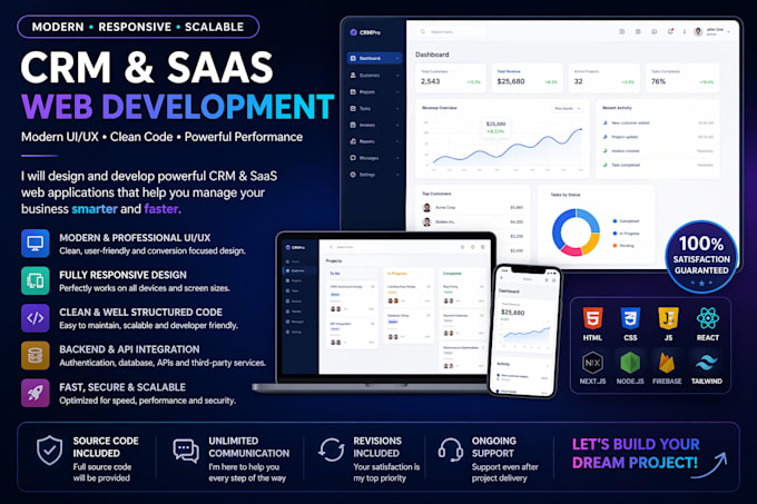 web saas ecommerce developer