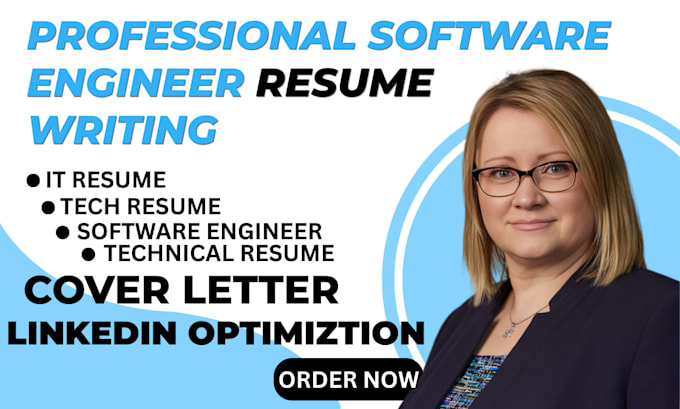 write ats optimized resume for software engineer and developer