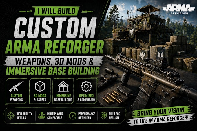 Weapon Building Computer Build custom arma reforger weapons, 3d mods, weapon and immersive base ...