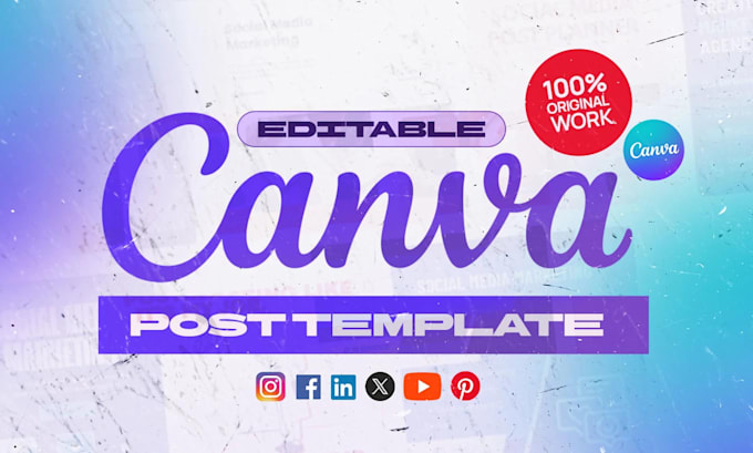 design high quality editable canva templates for instagram posts
