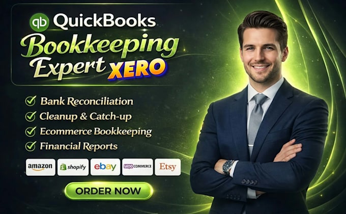 Do shopify bookkeeping, amazon and ecommerce bookkeeping in quickbooks ...