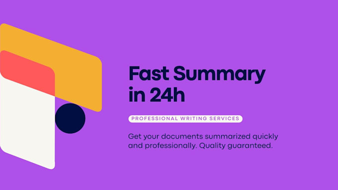 summarize any text, article or notes quickly and clearly