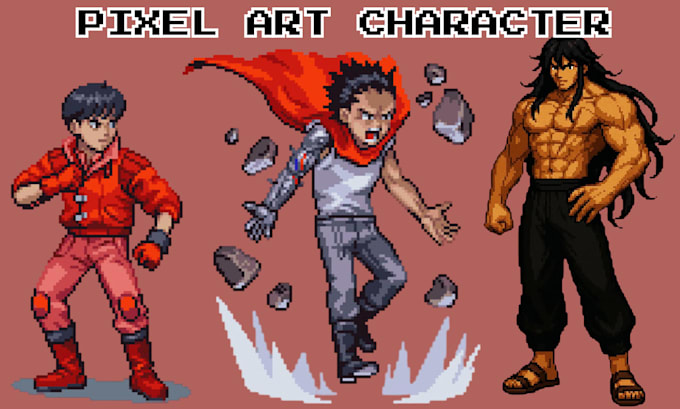 do pixel art logo pixep art character pixel background icon pixel animation