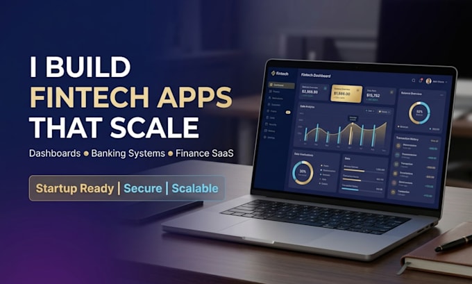 develop ai fintech dashboard webapp, banking webapp or finance apps