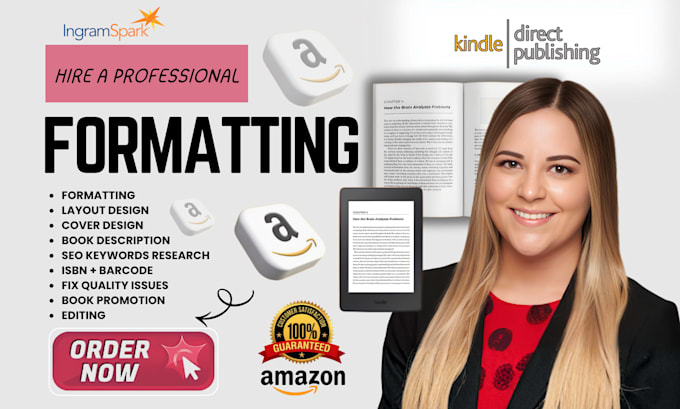 book formatting for amazon KDP kindle ebook formatting amazon book formatting