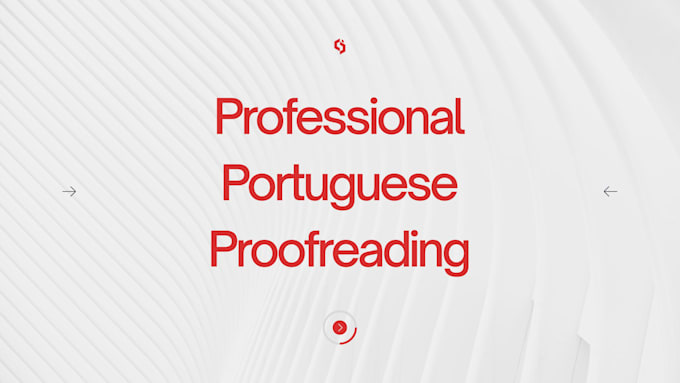 proofread and edit your portuguese text