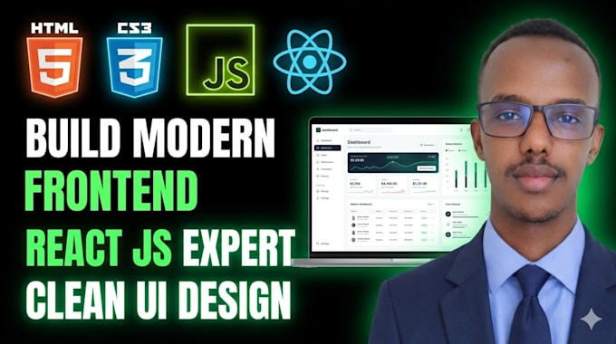 create modern responsive websites with HTML CSS javascript