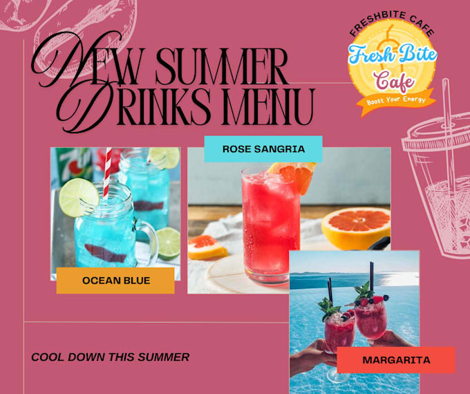 create aesthetic posters or event flyers