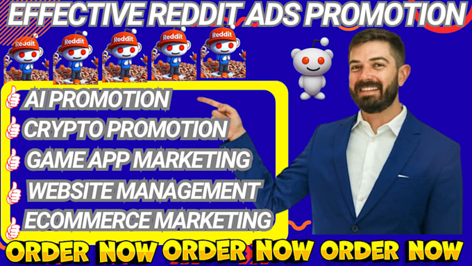 promote business ai ecommerce, ai crypto, ai game, iptv site via reddit seo post