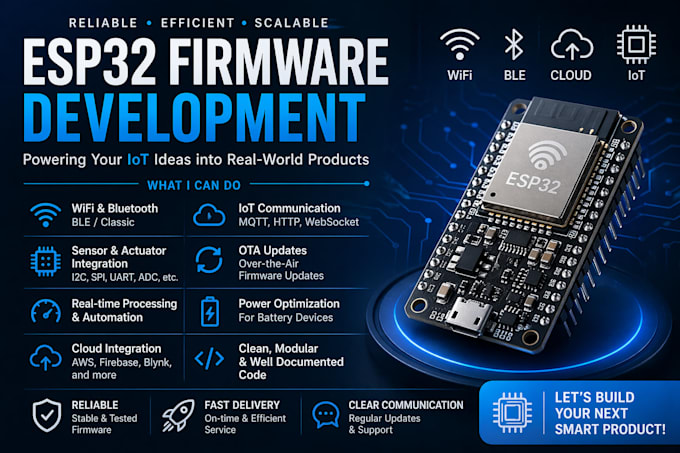 develop stm32 raspberry esp32 project