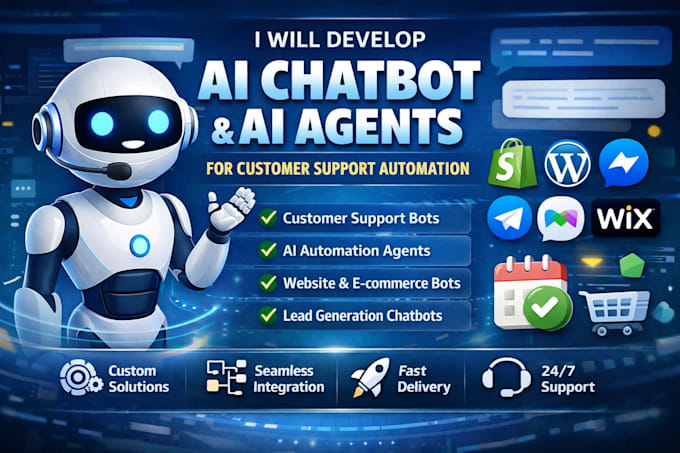 develop ai chatbot ai agents for customer support automation