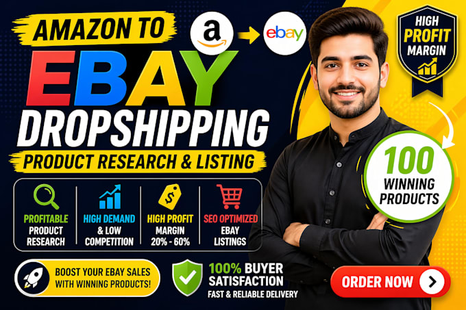 do amazon to ebay dropshipping listings
