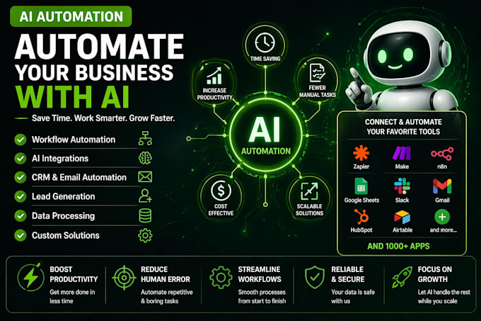 built smart ai workflows and automations