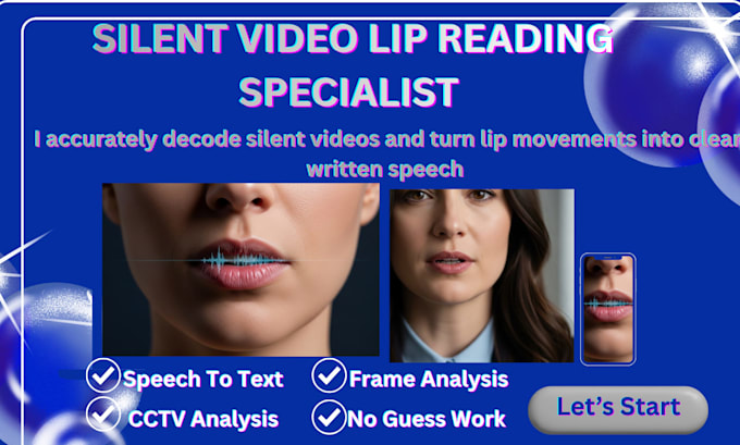 accurately lip read silent or unclear videos