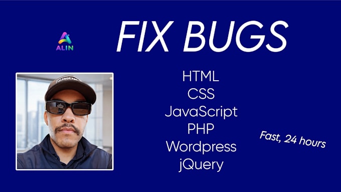 fix html,CSS,javascript,jquery,PHP,wordpress bugs and issues