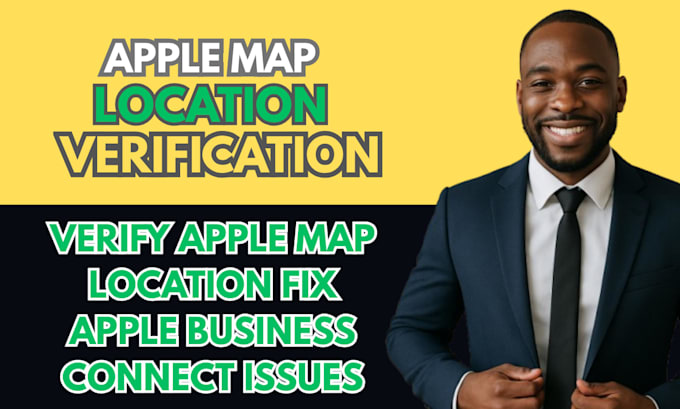 verify apple map location and fix apple business connect issues