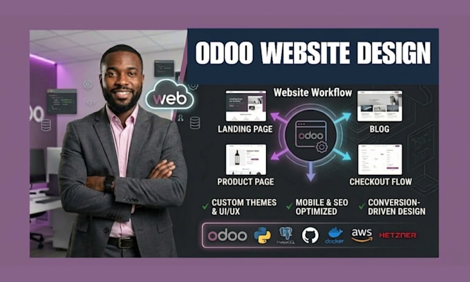 build odoo website design, redesign odoo ecommerce store, and odoo SEO
