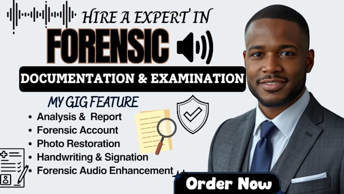 do forensic document examination, handwriting analysis and signature verificatio