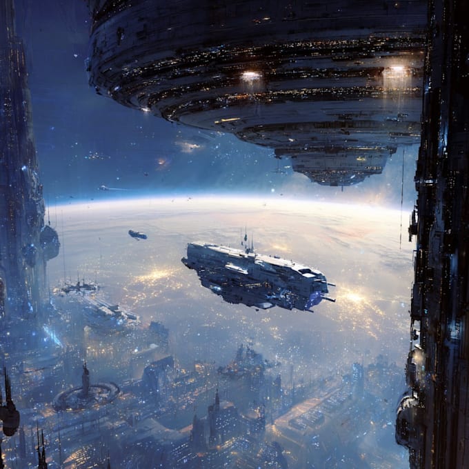 concept art for science fiction