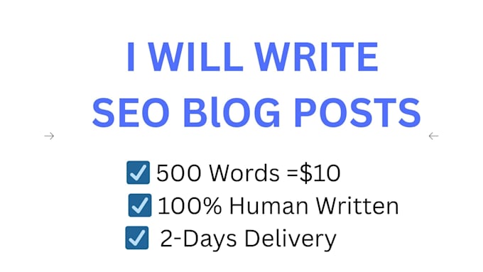 write SEO blog posts and articles that rank on google