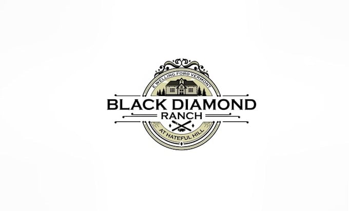 design monogram high quality ski lodge logo