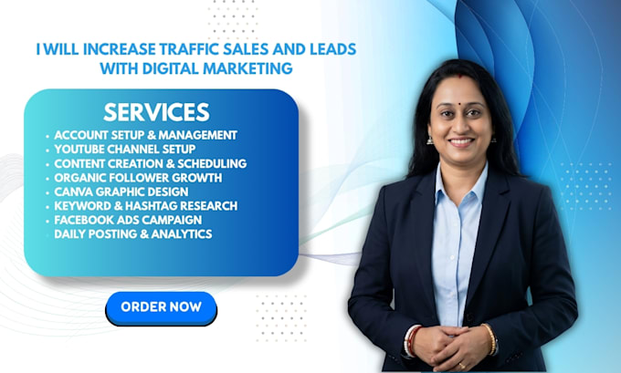 increase traffic sales and leads with digital marketing