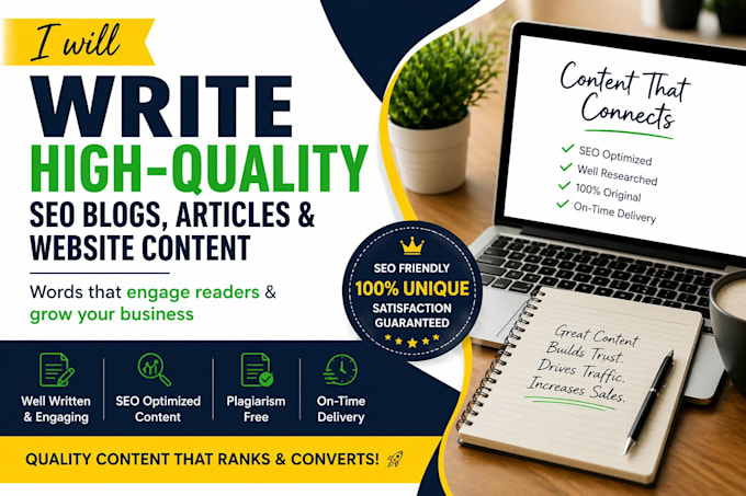 write high quality SEO blogs