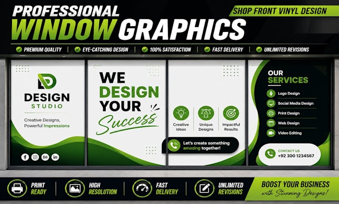 create window graphics, storefront and banner designs,
