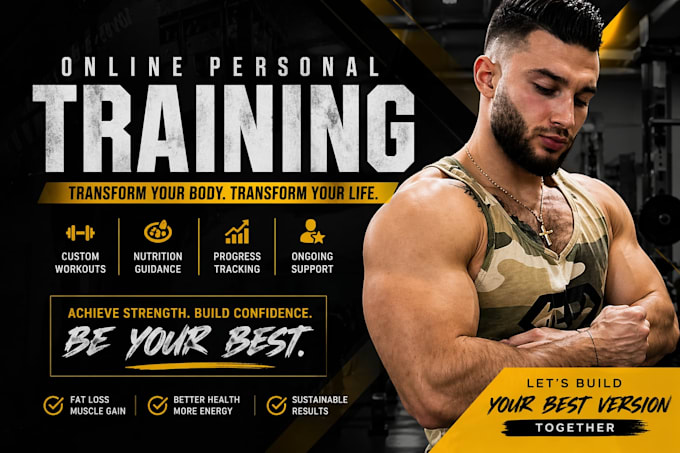 online personal trainer,  lose fat and build muscle