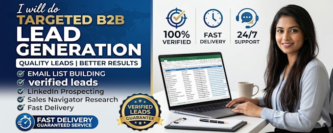 do targeted b2b lead generation and email list building