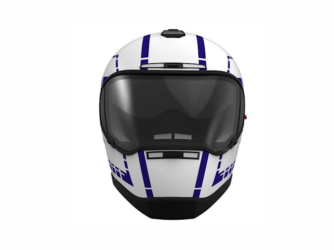 build 3d motorcycle helmet model and glb configurator for web