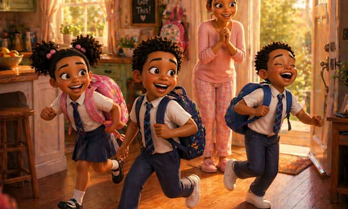create 3d pixar style ai animation video 3d ai storytelling ai cartoon animation