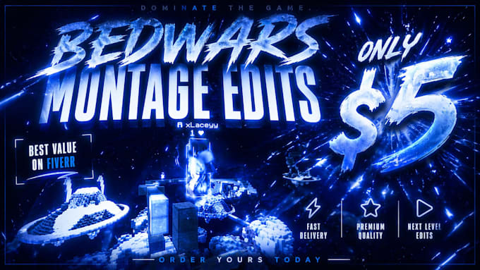 edit your minecraft pvp and bedwars montages cleanly