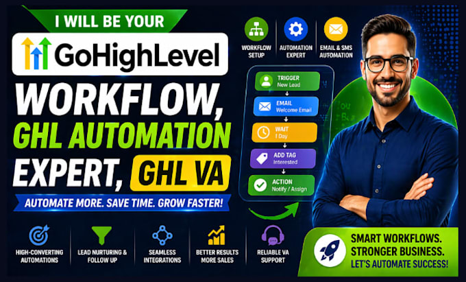 be gohighlevel workflow, ghl automation expert, ghl VA