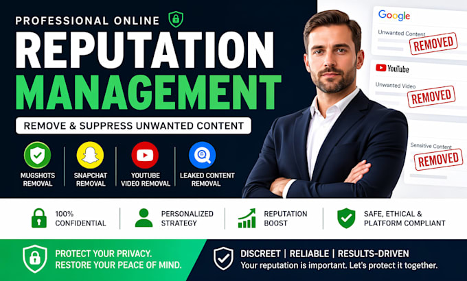 help remove, suppress unwanted online content professionally