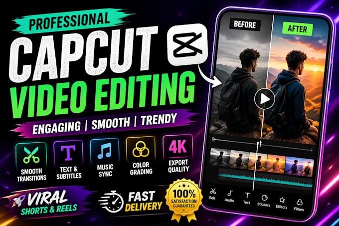 do capcut video editing for tiktok reels and youtube shorts